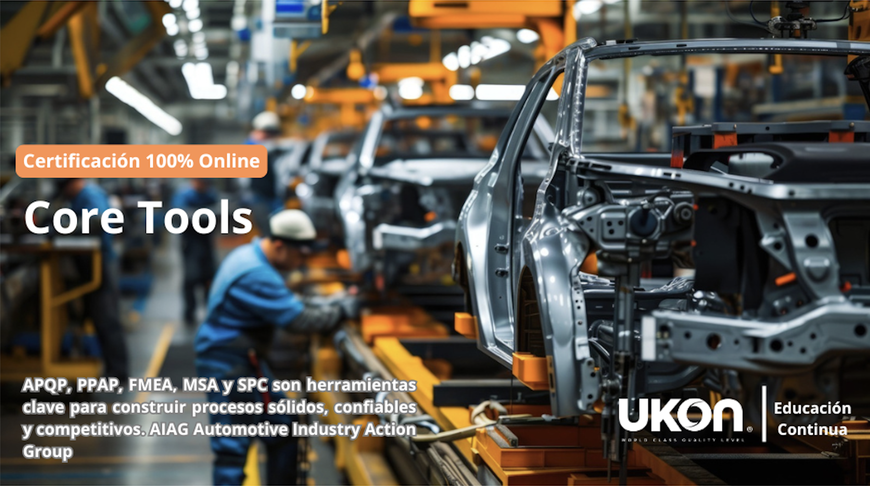 Certificación en Core Tools para la industria Automotriz  AIAG